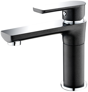 Grifo de lavabo de latón negro usado en EE. UU. Multifuncional