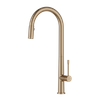 Grifo de cocina de material de oro rosa mate elegante 