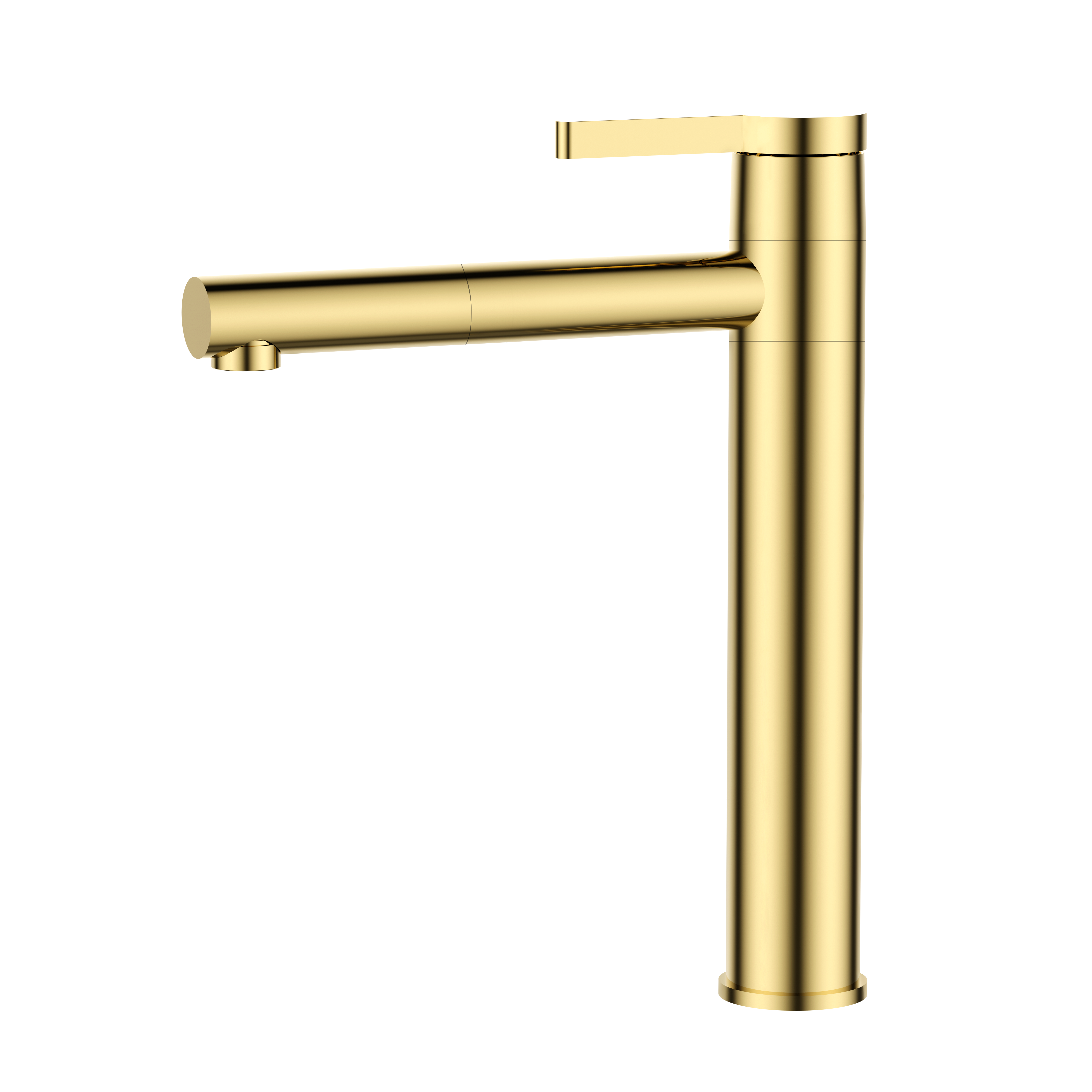 Grifo de lavabo de latón dorado de diseño europeo 