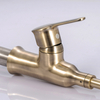 Grifo de lavabo de lavado con certificado NSF de estilo Vintage de buena calidad de Color bronce amarillo